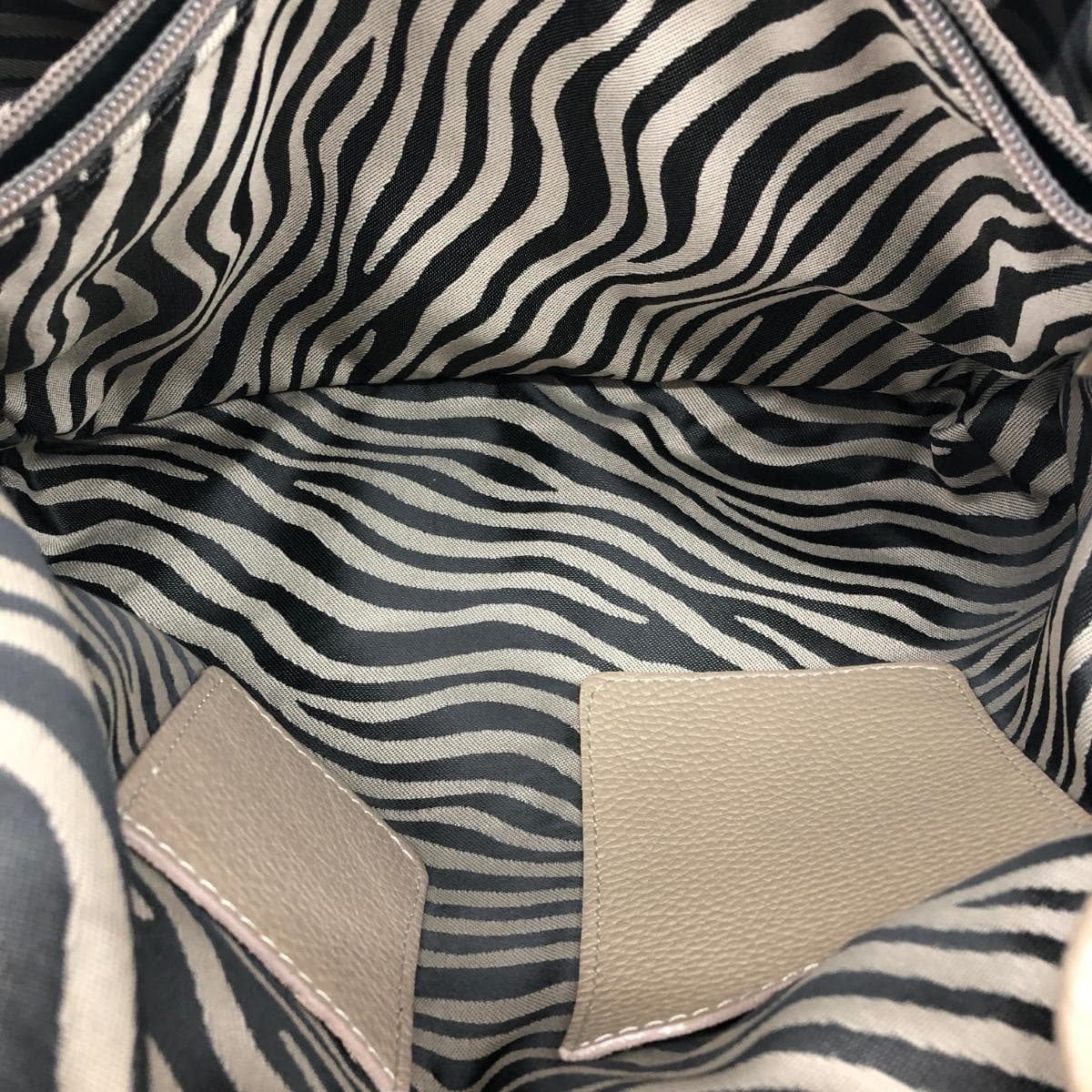 LANZETTI Tote Bag - Basket Bag - Greige for Women 5