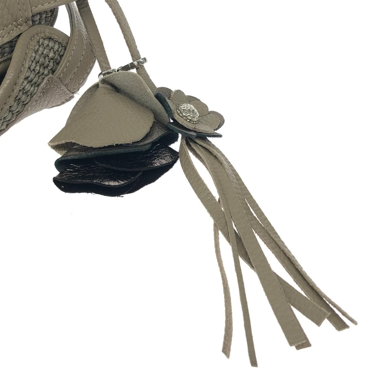 LANZETTI Tote Bag - Basket Bag - Greige for Women 7