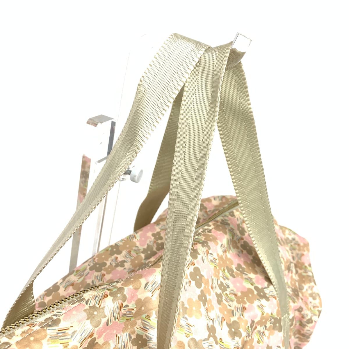 ANTEPRIMA MIST 2WAY Tote Bag Flower Nylon Beige Ladies 4