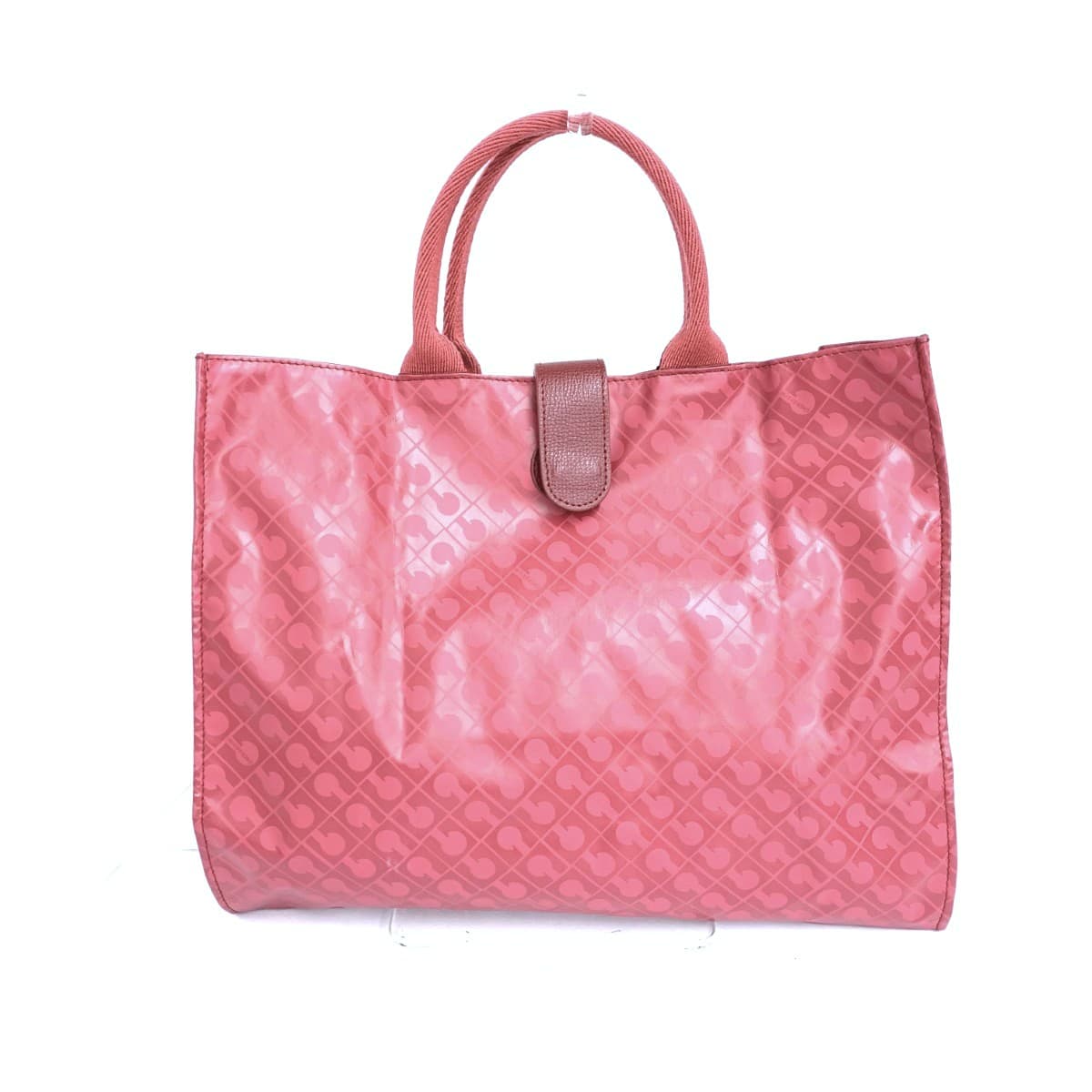 GHERARDINI Foldable Tote Bag Soft Nylon Red Ladies