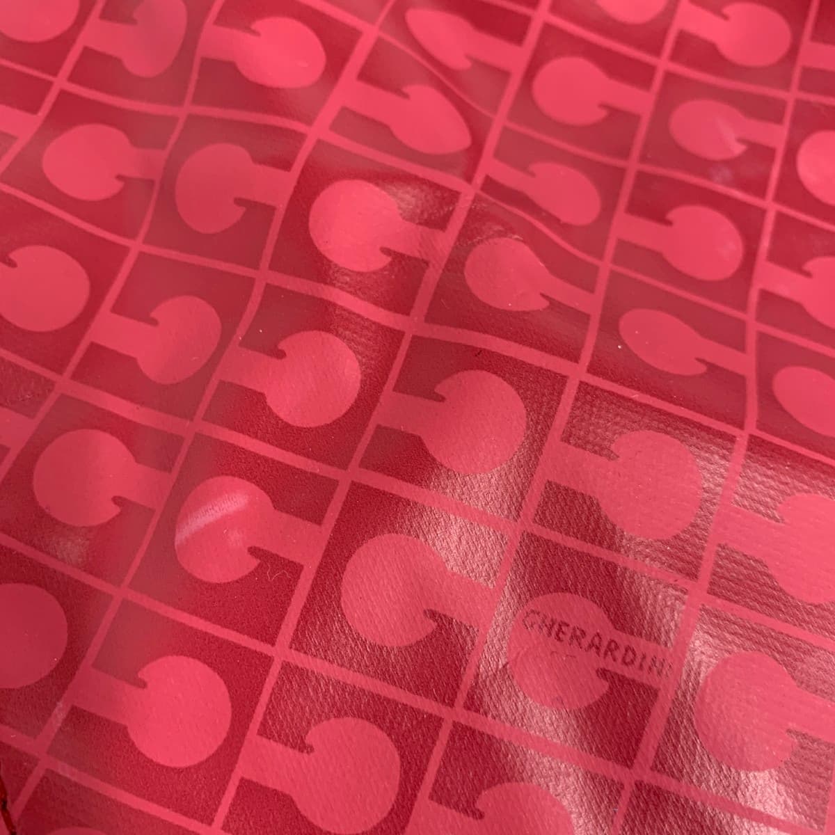 GHERARDINI Foldable Tote Bag Soft Nylon Red Ladies 9