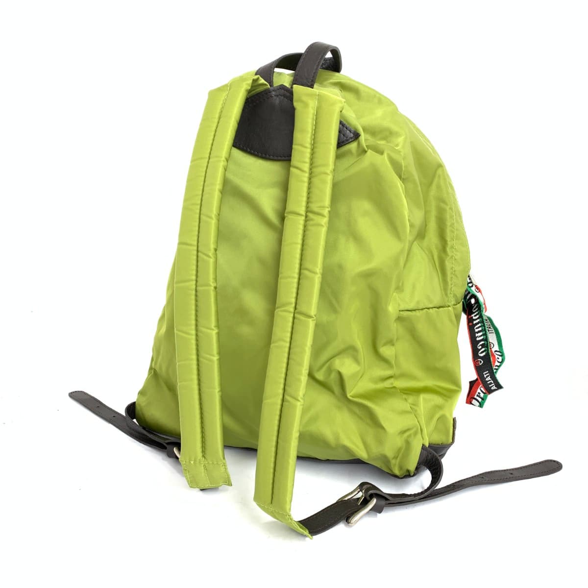 Orobianco backpack in good condition, nylon, light green, unisex 3