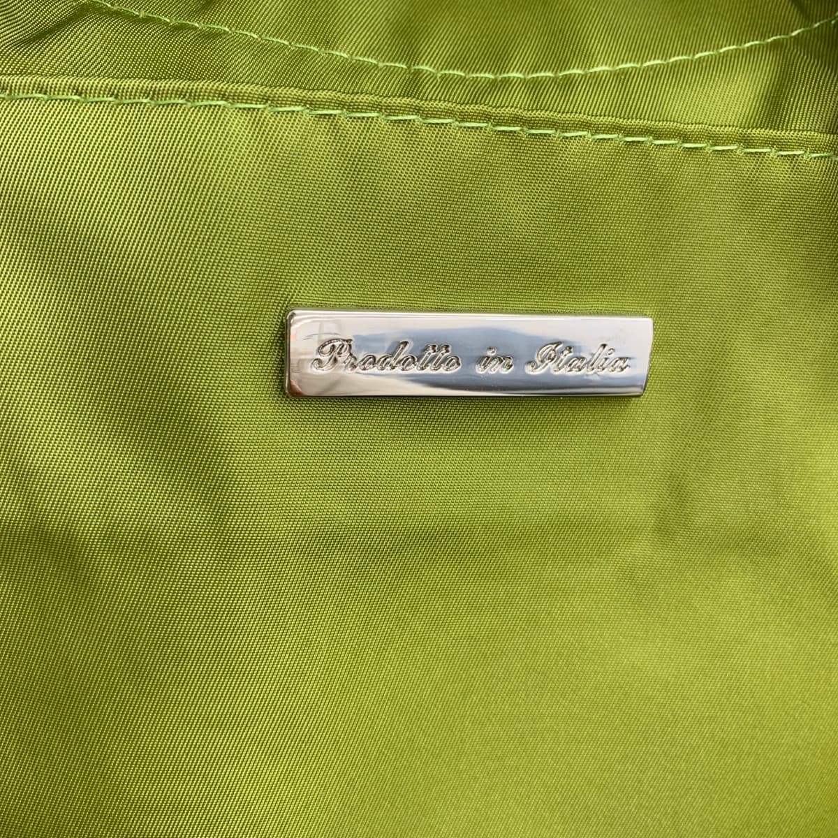 Orobianco backpack in good condition, nylon, light green, unisex 6