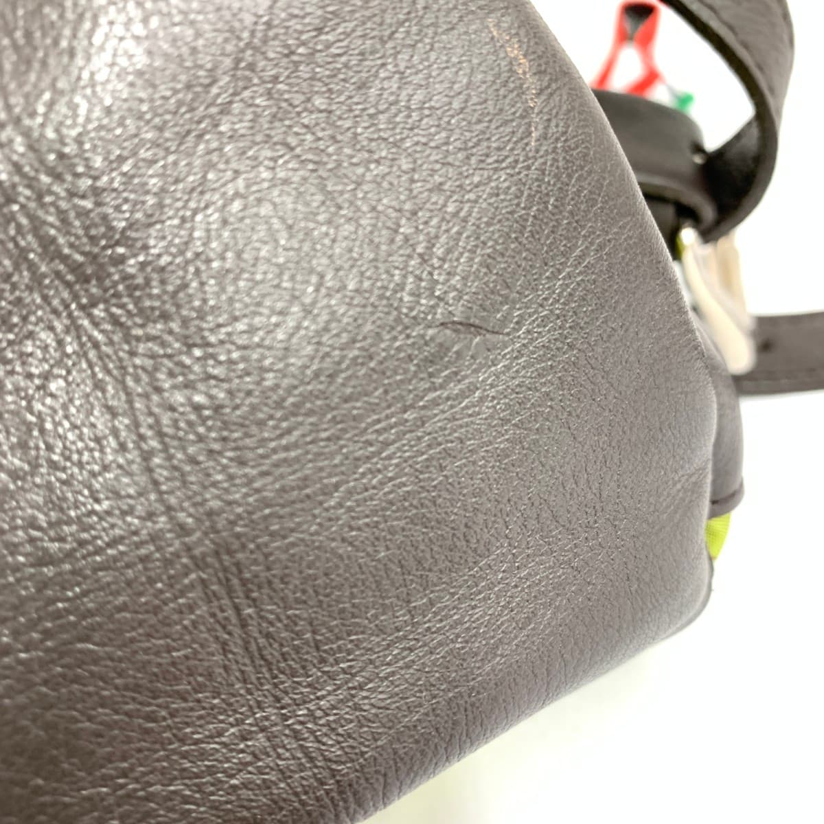 Orobianco backpack in good condition, nylon, light green, unisex 8