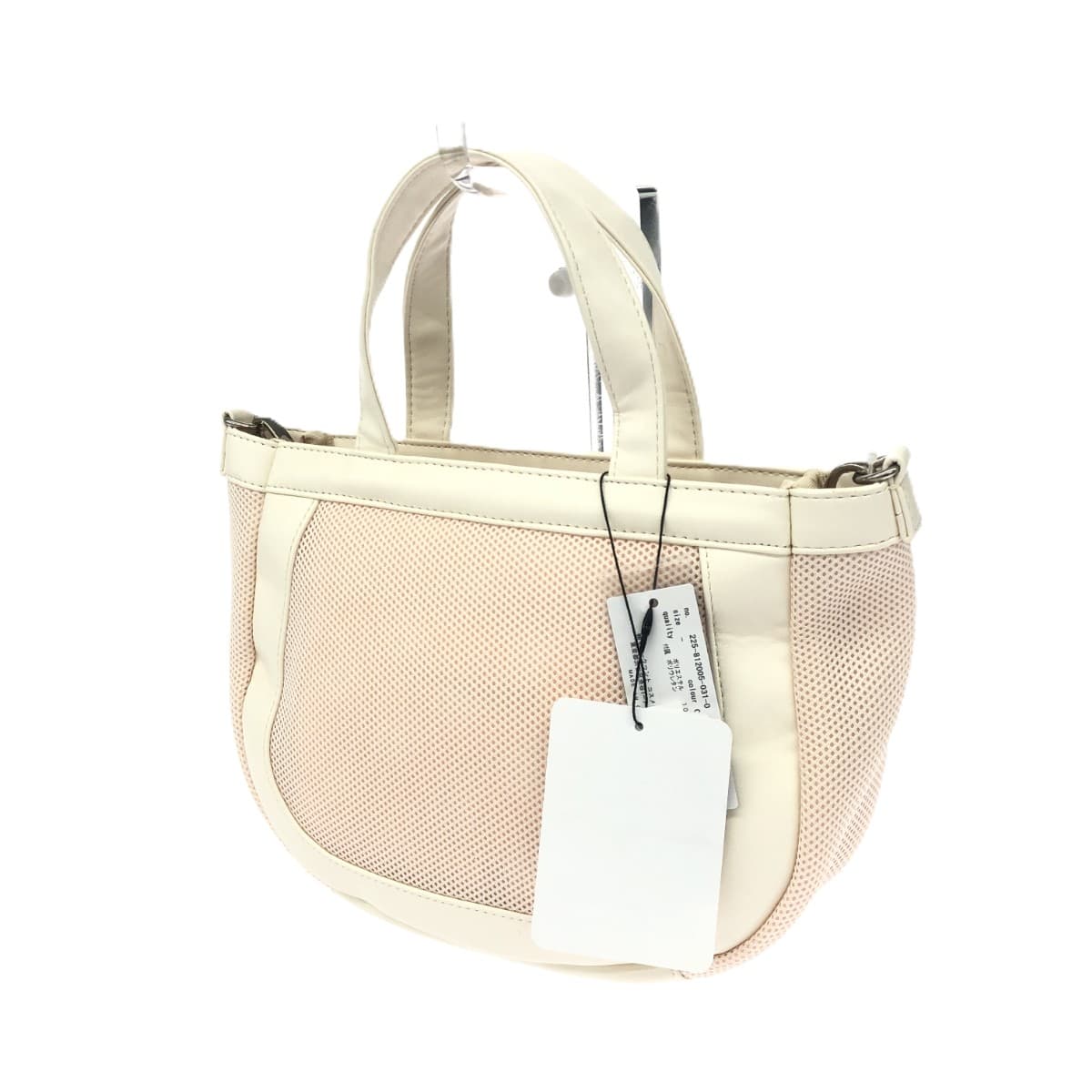 MARY QUANT Mesh 2WAY Bag, Unused, PVC 225-812005-031-0, Beige, Ladies 3