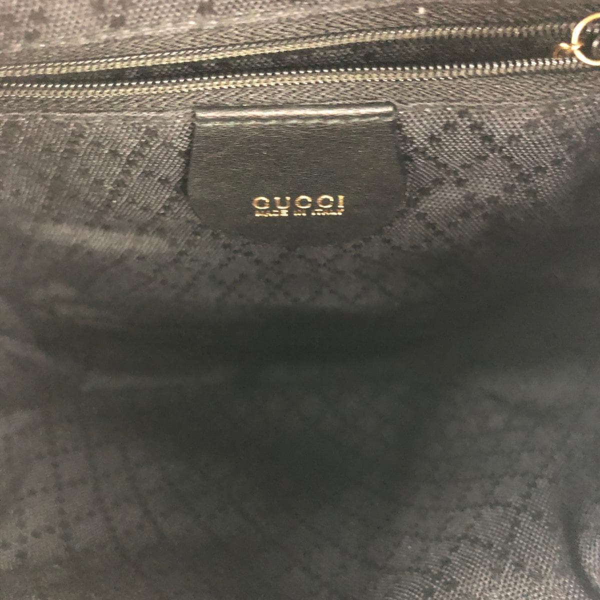 GUCCI Old Gucci / Mini Backpack in good condition, Bamboo / Turn Lock / Leather / Black 003 1705 0030 4