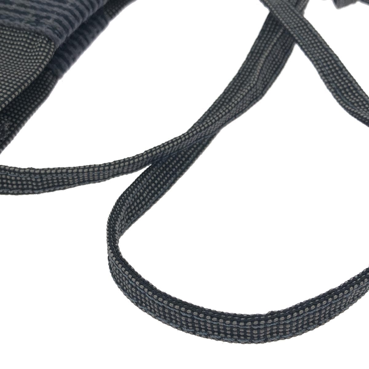 HERMES Hermes Eel Line Pochette Good Condition Canvas/Gray Unisex 6