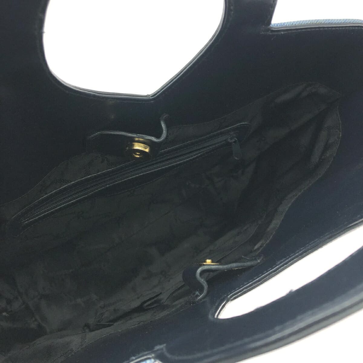 ROBERTA DI CAMERINO Handbag R Handle/PVC Light Blue Women's 5