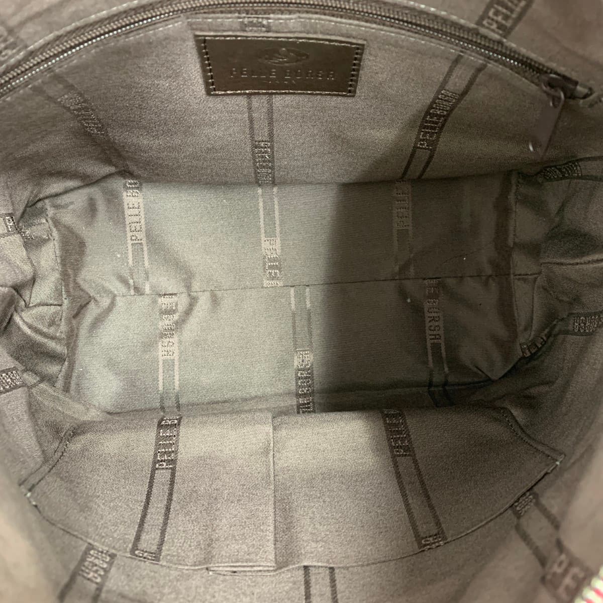 PELLE BORSA 2WAY Shoulder Bag Good Condition Leather Pink Women's 4