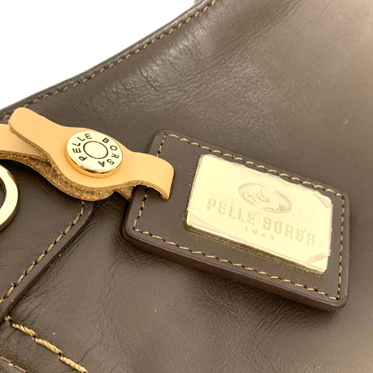 PELLE BORSA Pelleborsa Multiway Backpack Leather Brown Women's 6