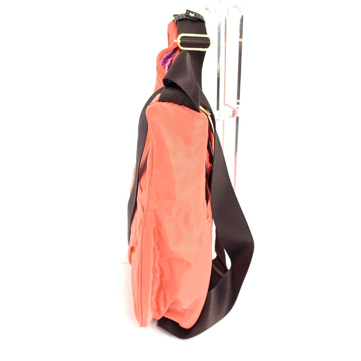 Kanana Project Shoulder Bag Good Condition Nylon 26681 Orange Women's 2