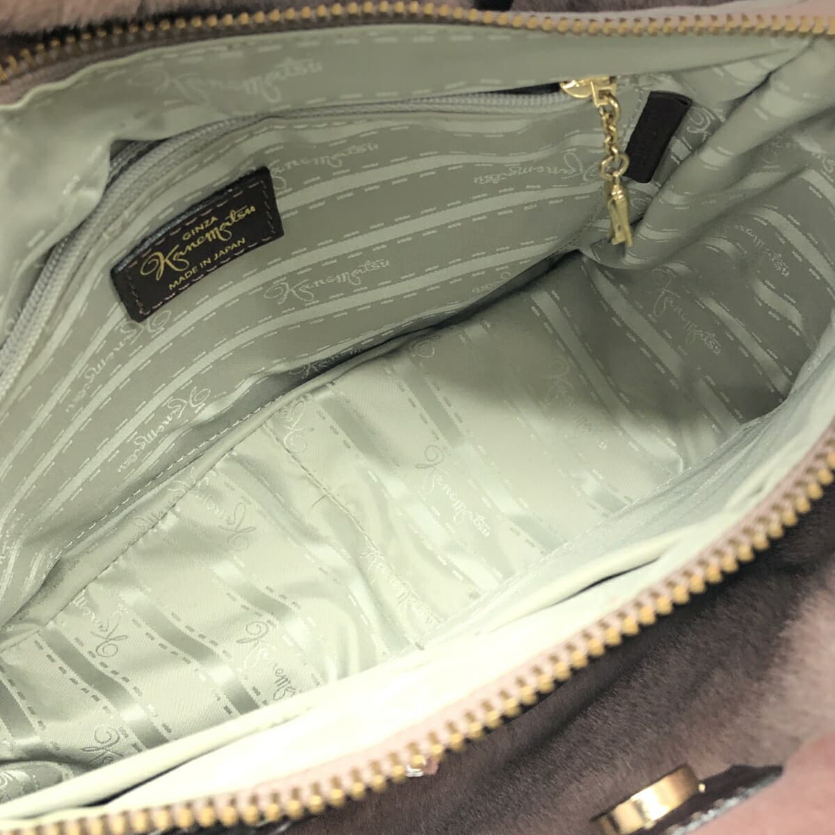 Ginza Kanematsu Tote Bag Mouton Pink Ladies 6