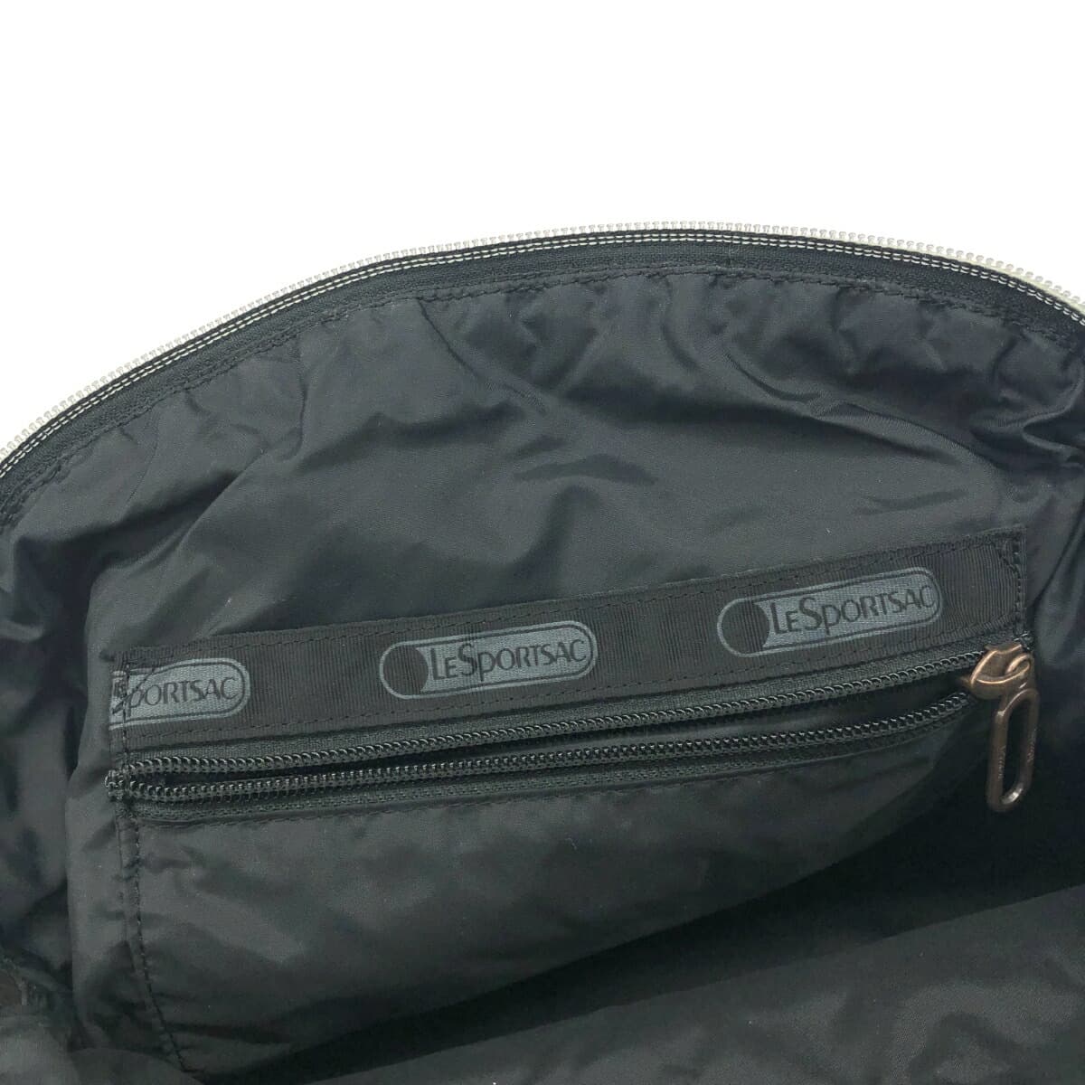 LeSportsac Tote Bag in Good Condition, Constellation Pattern Embroidery/Swarovski/Nylon, Black, Women's 7