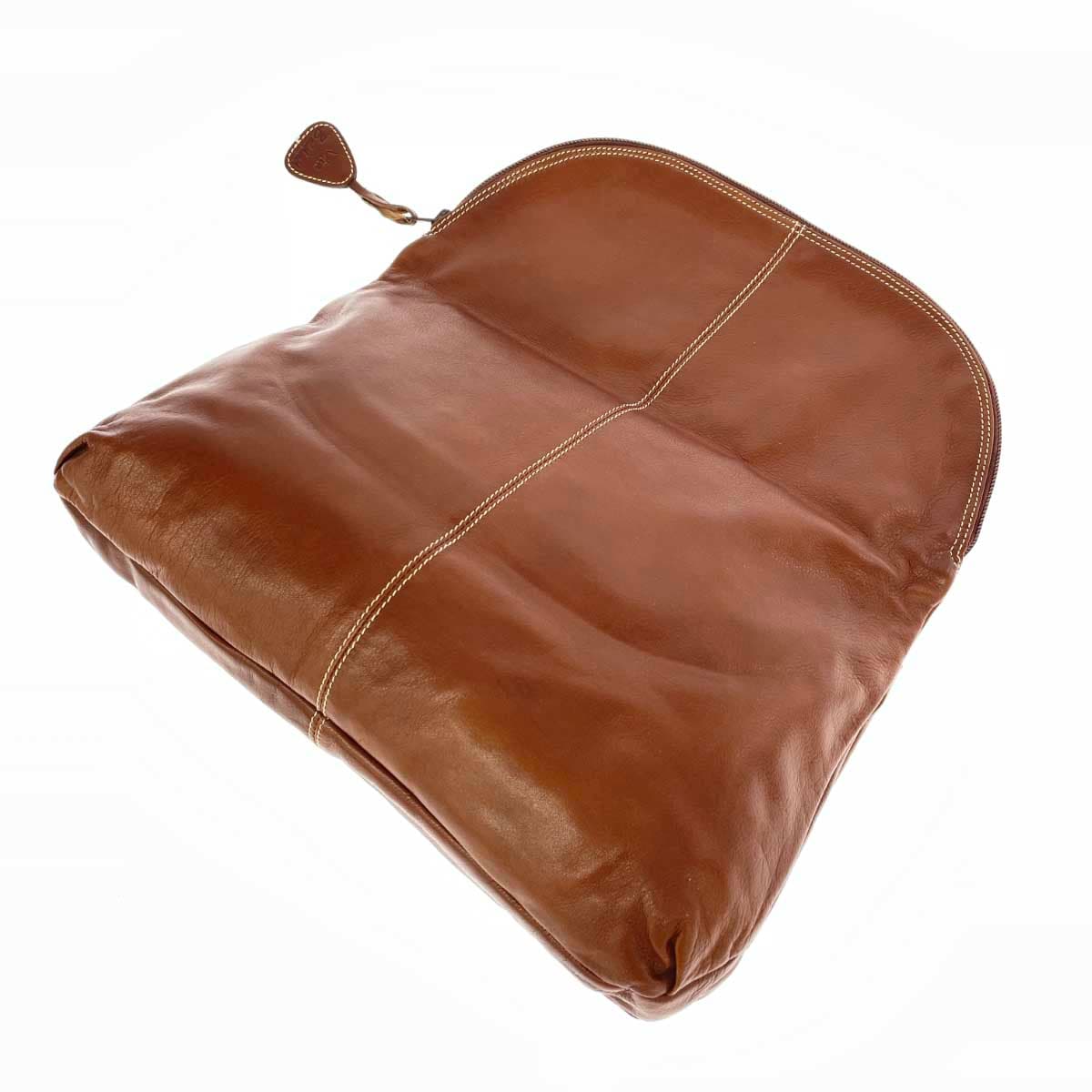 Via Beldad Hasegawa Deca Clutch Bag Made in Spain / Leather Brown Women's 4