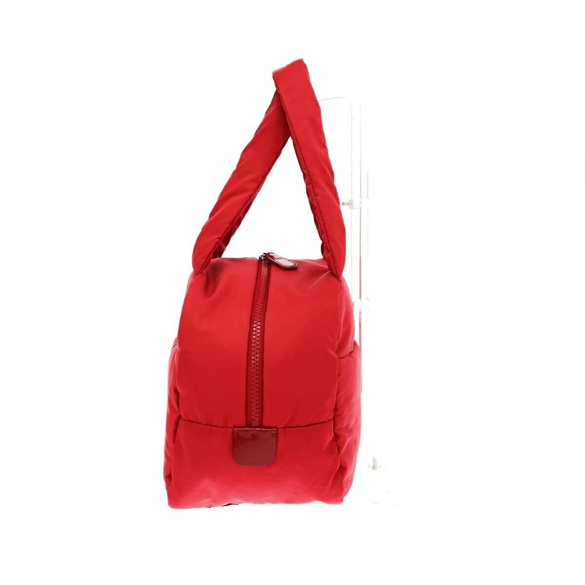 agnes b. Agnes B. Tote Bag Logo/Nylon Padding Red Women's 2