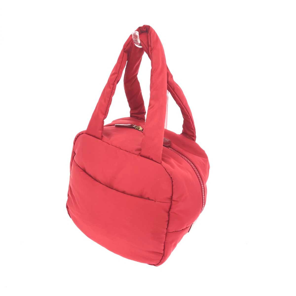 agnes b. Agnes B. Tote Bag Logo/Nylon Padding Red Women's 3