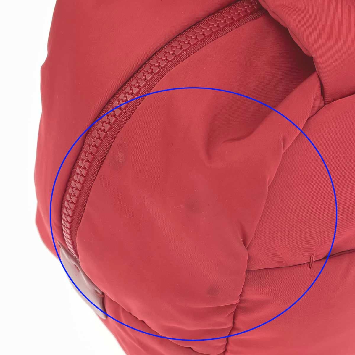 agnes b. Agnes B. Tote Bag Logo/Nylon Padding Red Women's 9