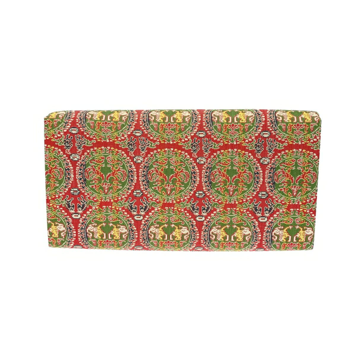 TATSUMURA TEXTILE Ryumura Art Weaving Clutch Bag Enbun White Tiger Suzaku Nishiki Multi-Color Ladies 3