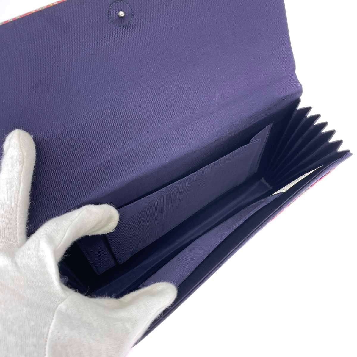 TATSUMURA TEXTILE Ryumura Art Weaving Clutch Bag Enbun White Tiger Suzaku Nishiki Multi-Color Ladies 4