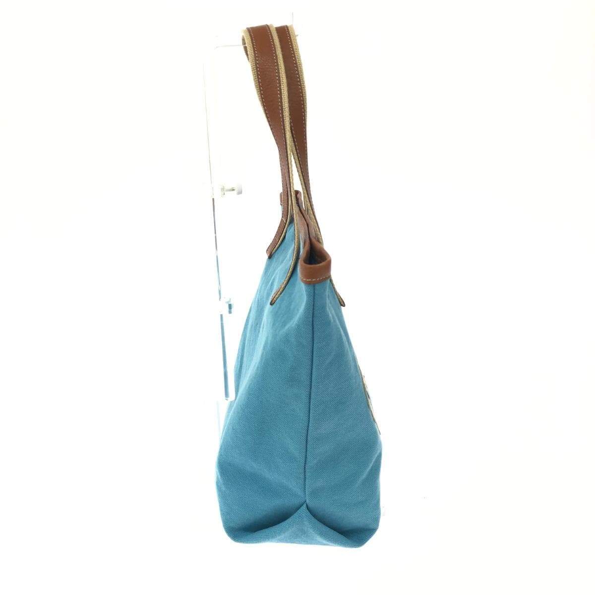 IBIZA Ibiza Tote Bag in Excellent Condition, Airplane Canvas, Blue, Women's 2