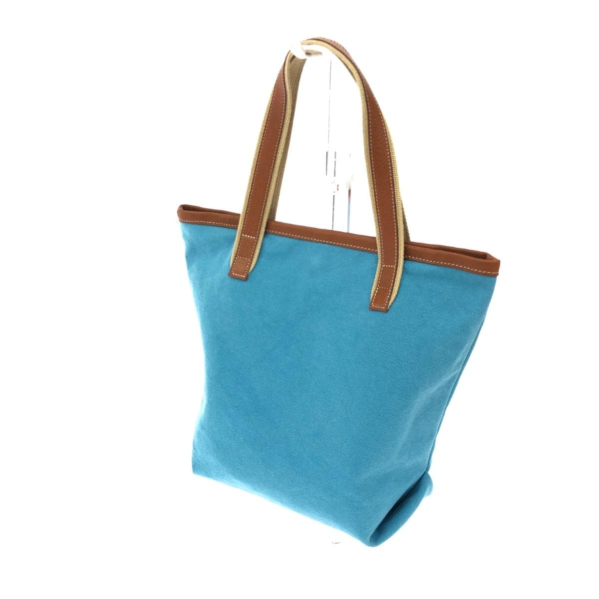 IBIZA Ibiza Tote Bag in Excellent Condition, Airplane Canvas, Blue, Women's 3