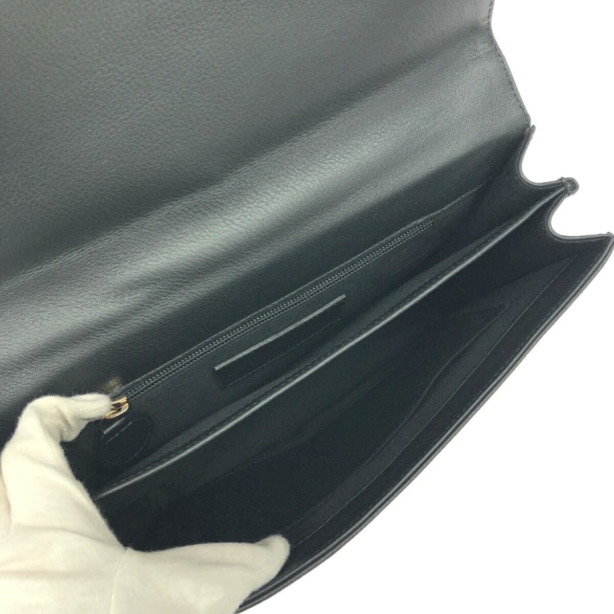 mysuelly 2WAY bag in good condition, leather, black, for women 7