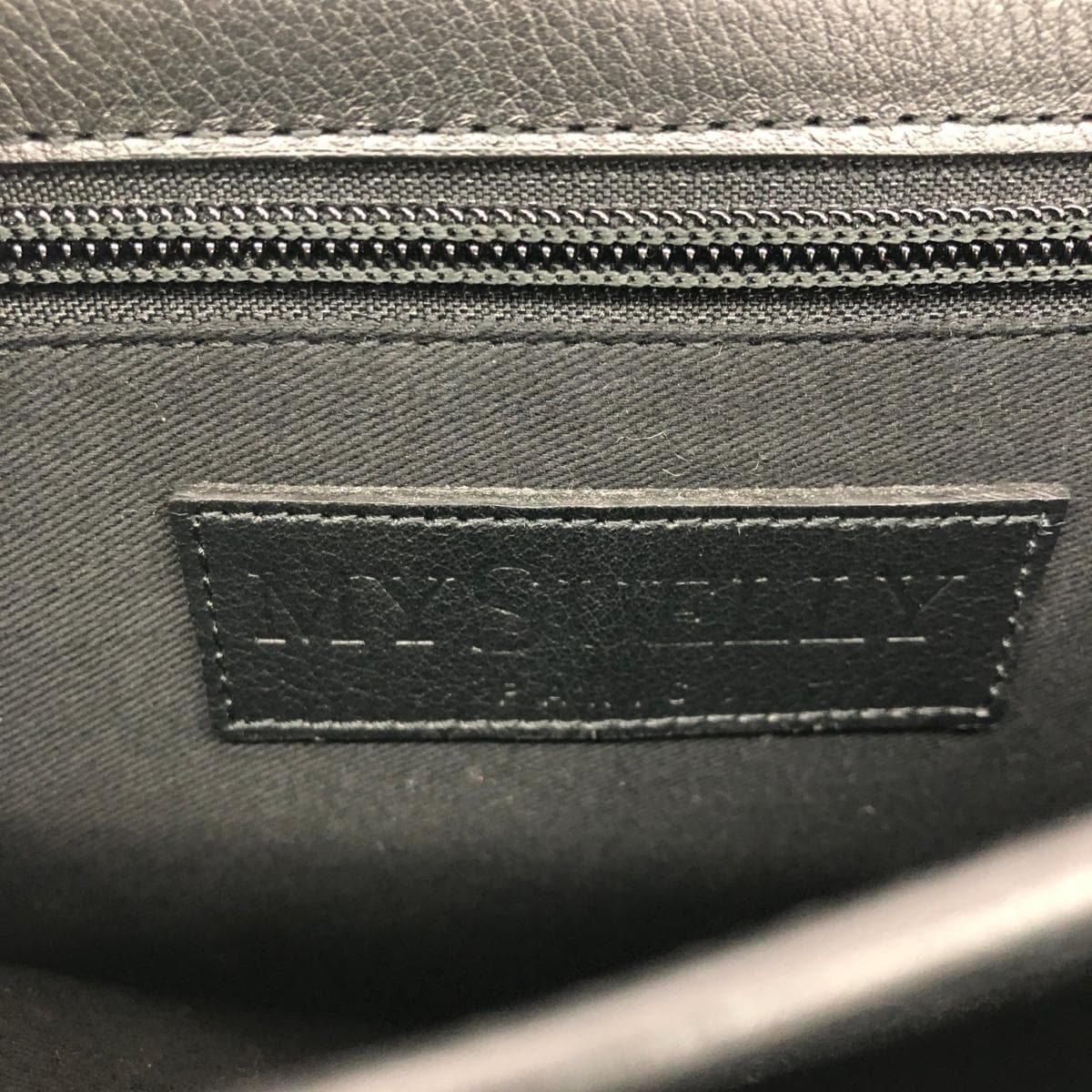 mysuelly 2WAY bag in good condition, leather, black, for women 8