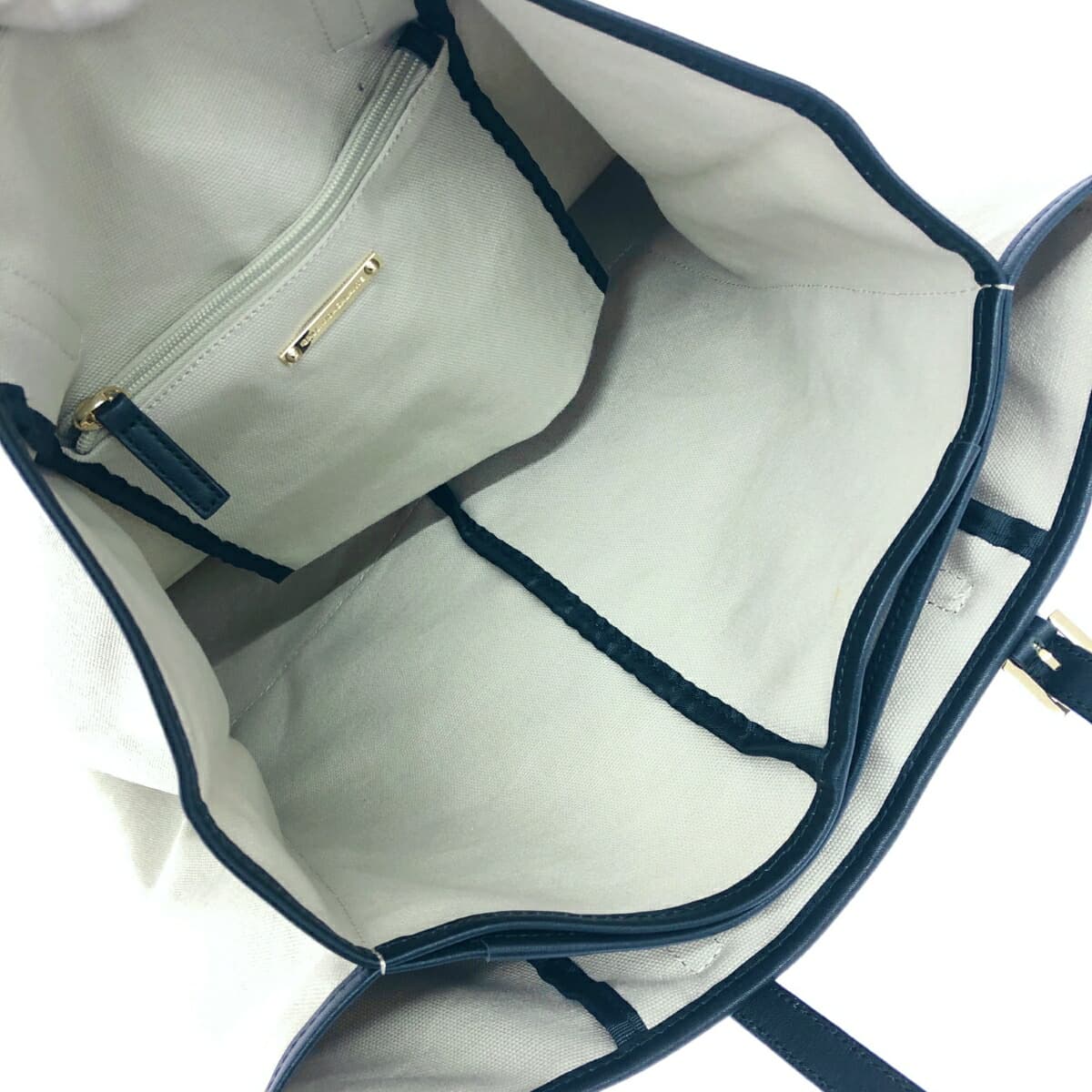 GALLARDA GALANTE Tote Bag with Haircalf Switch Black/Gray for Women 7