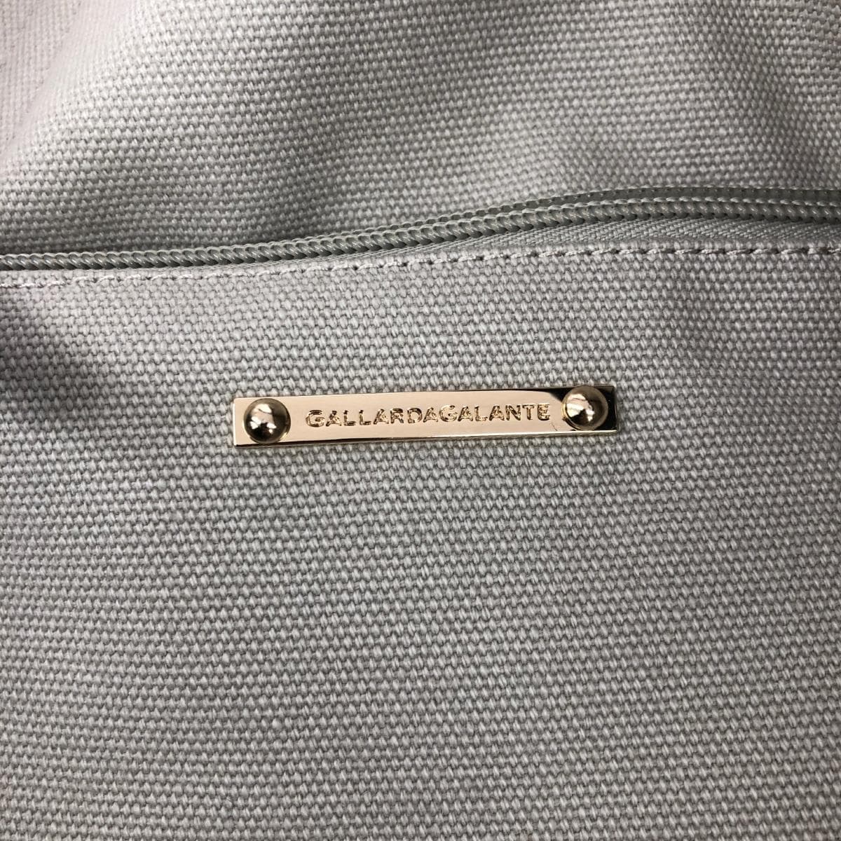 GALLARDA GALANTE Tote Bag with Haircalf Switch Black/Gray for Women 9