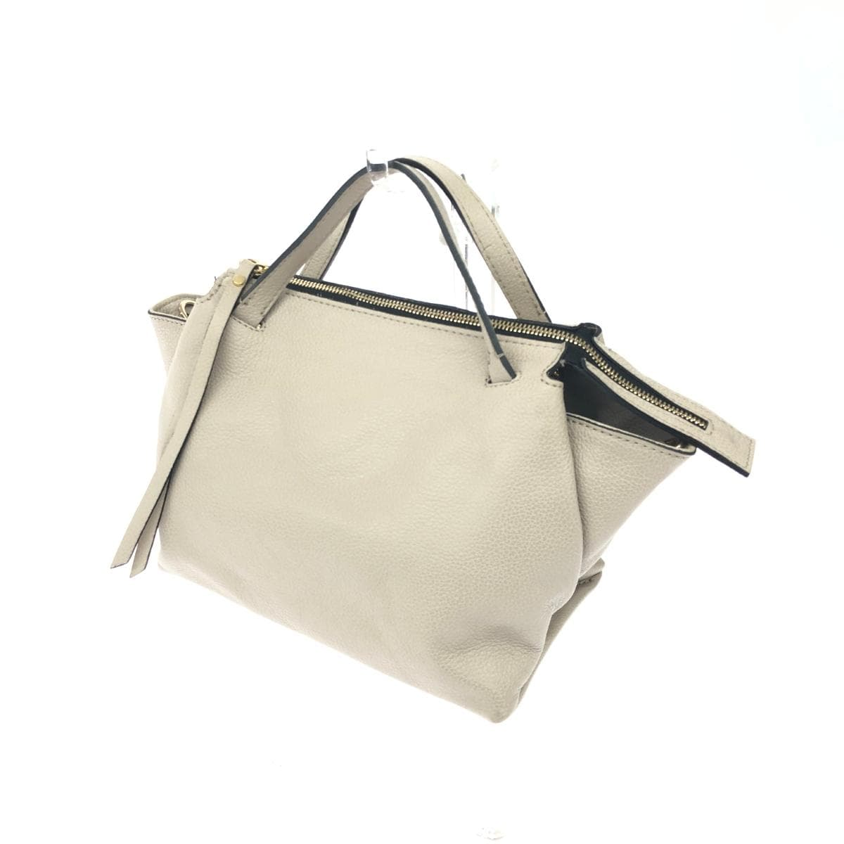 GIANNI CHIARINI 2WAY Bag Leather Greige Women's 3