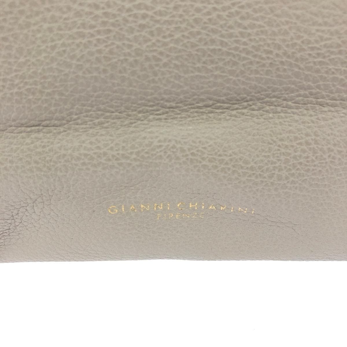 GIANNI CHIARINI 2WAY Bag Leather Greige Women's 5