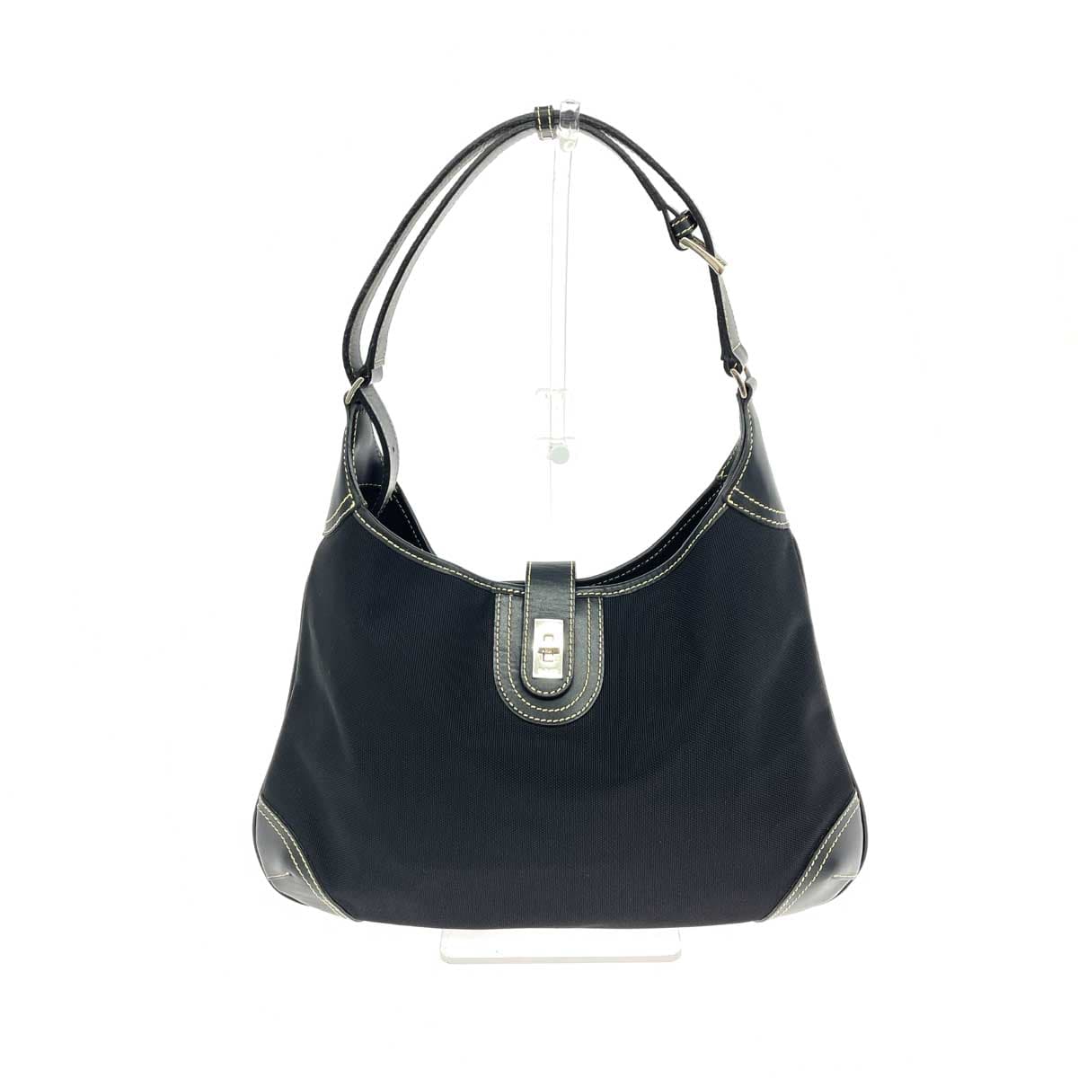 SAZABY Shoulder Bag Good Condition Black Ladies 6