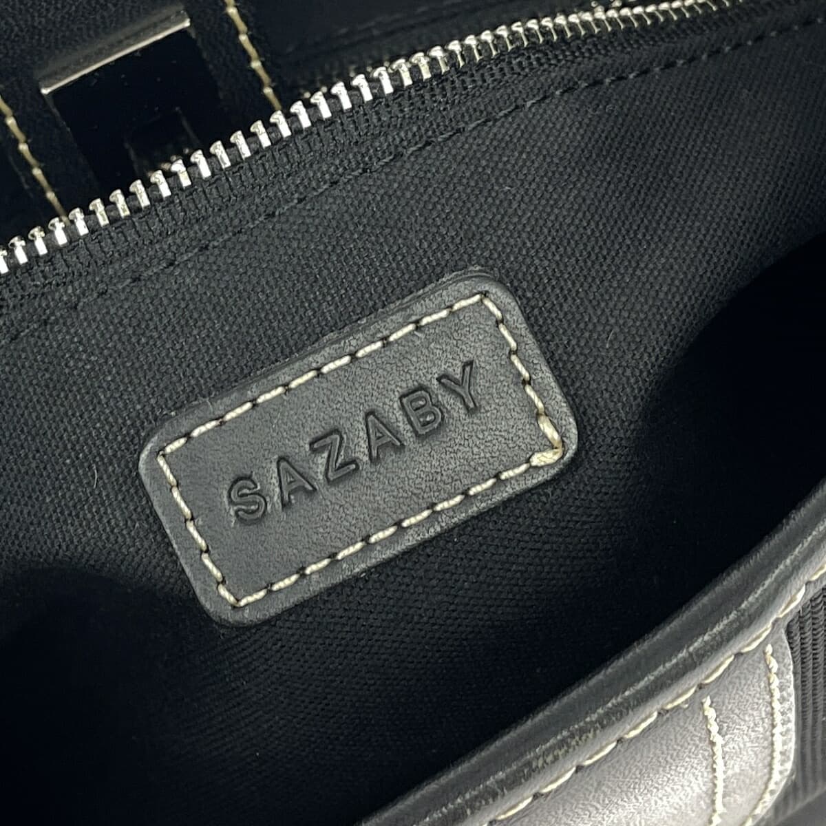 SAZABY Shoulder Bag Good Condition Black Ladies 7