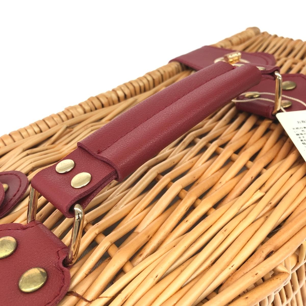 Maison de FLEUR Square Basket Unused Item Beige Ladies 4