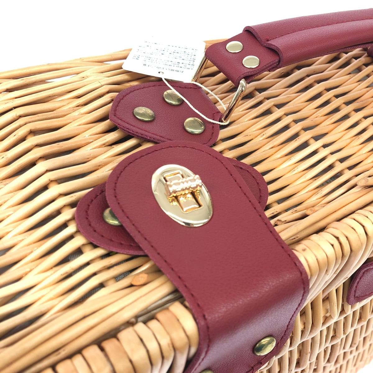 Maison de FLEUR Square Basket Unused Item Beige Ladies 5