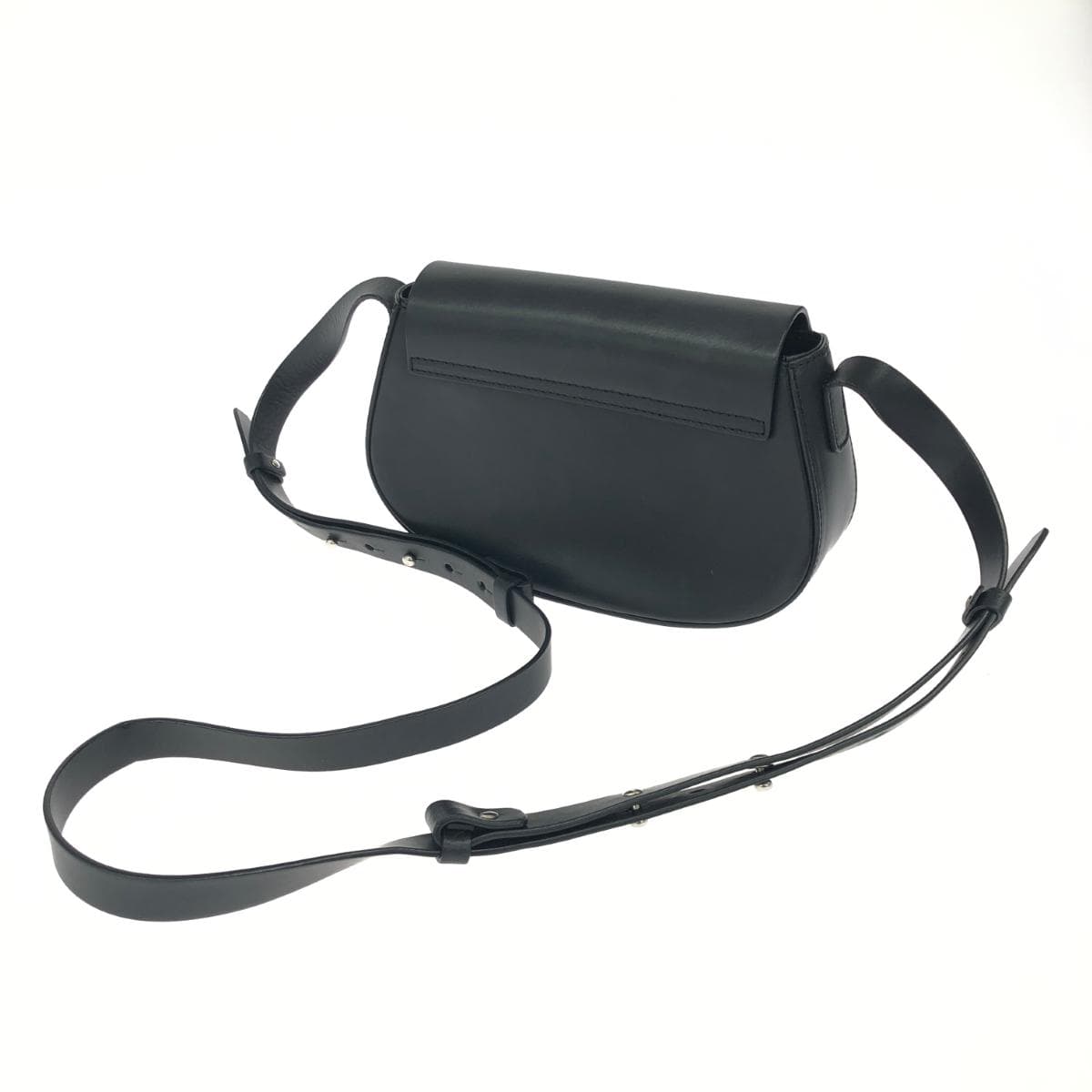 Nicogiani shoulder bag in good condition, leather, black, for ladies 3