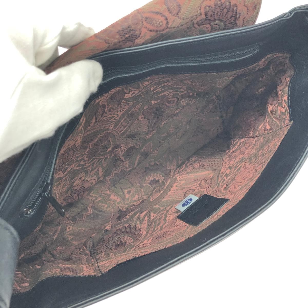 Nakazawa Bag Messenger Bag Flap / Leather Black Ladies 6