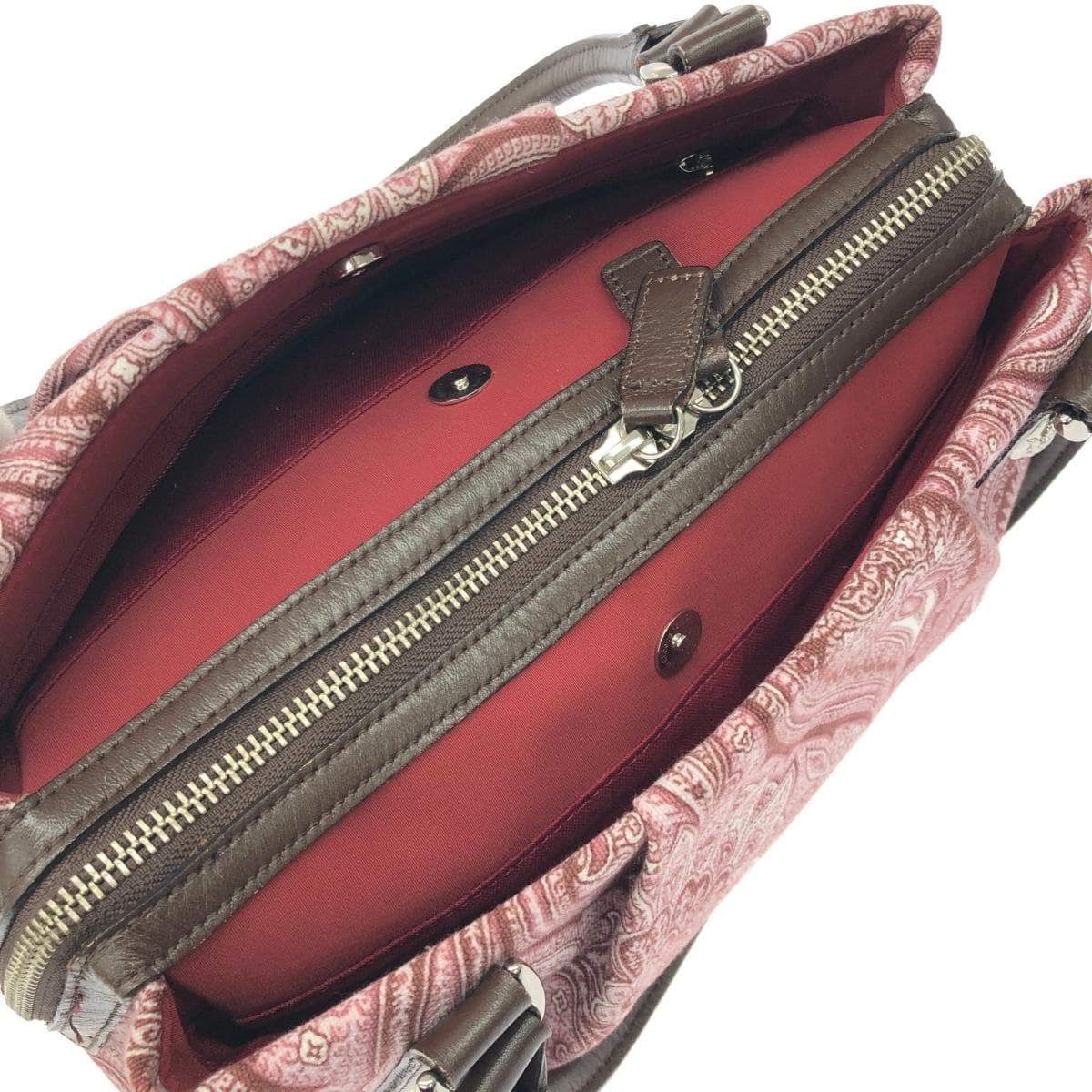 DAKS LONDON Tote Bag - Paisley/Canvas - Pink for Women 6