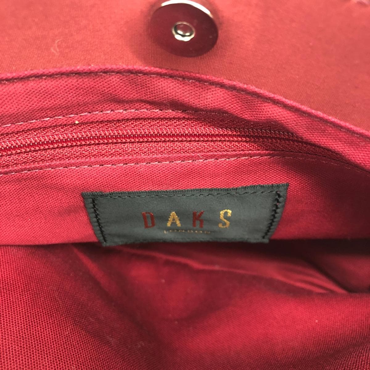 DAKS LONDON Tote Bag - Paisley/Canvas - Pink for Women 9