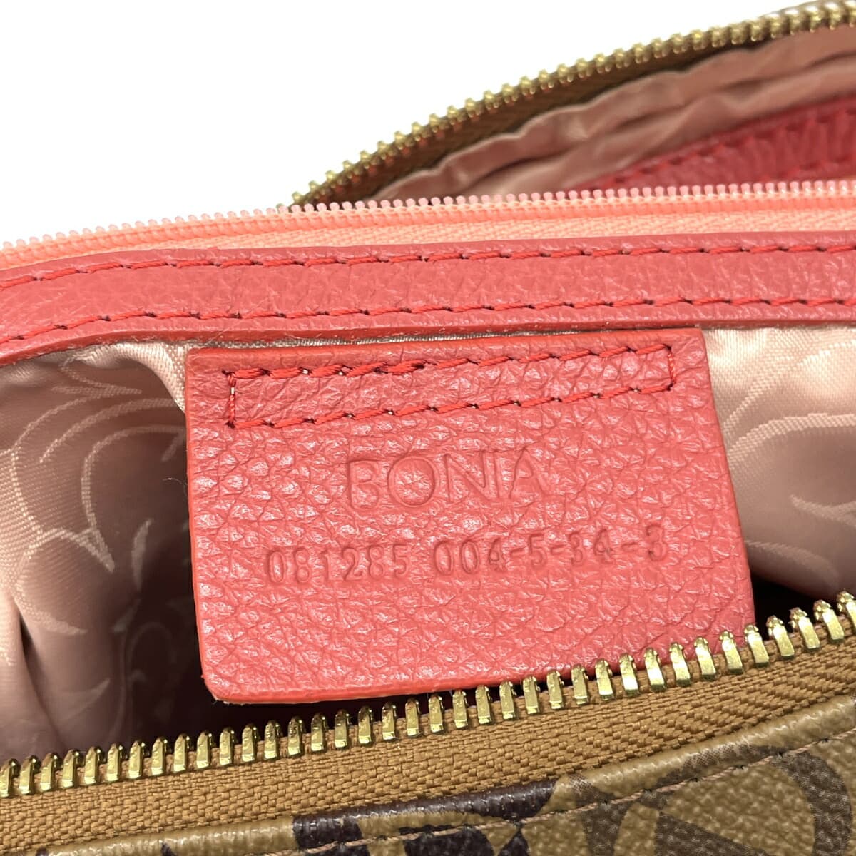 BONIA 2WAY Tote Bag Monogram/PVC Brown Ladies 7