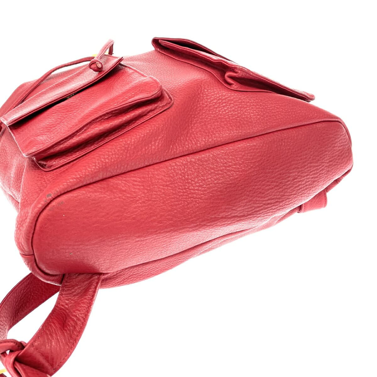 HIROFU Drawstring Backpack H Hardware / Leather Red Women's 4