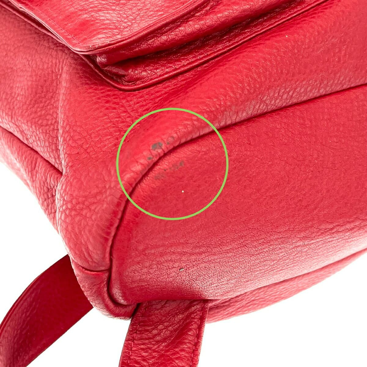 HIROFU Drawstring Backpack H Hardware / Leather Red Women's 8