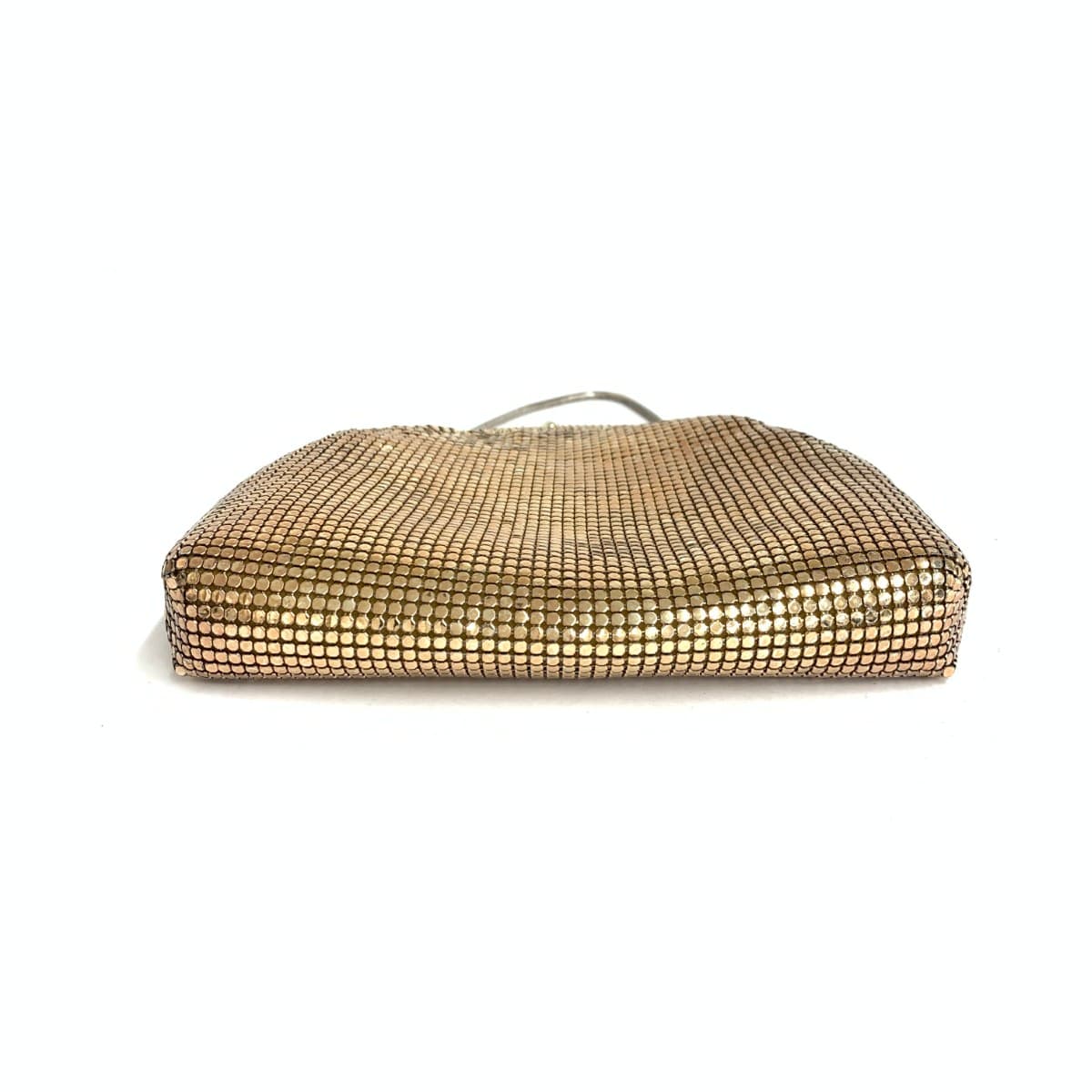 No Brand Frame Clutch Party Bag Metal Mesh Gold Color for Ladies 5