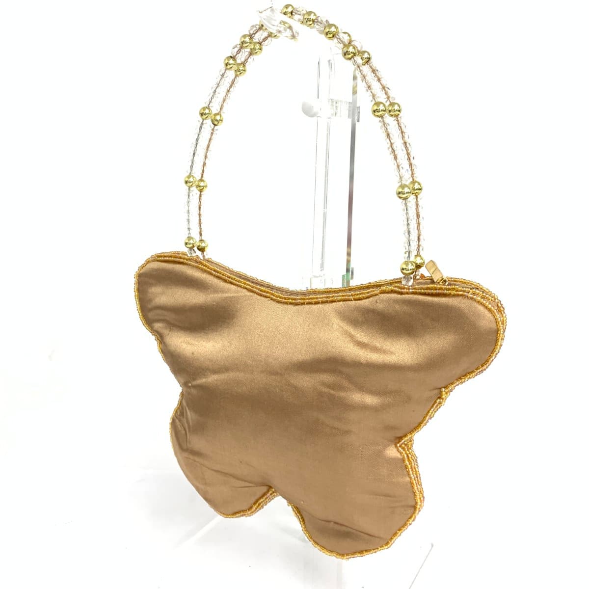 No Brand Party Bag Butterfly Sequin Beads Gold Color for Women 3