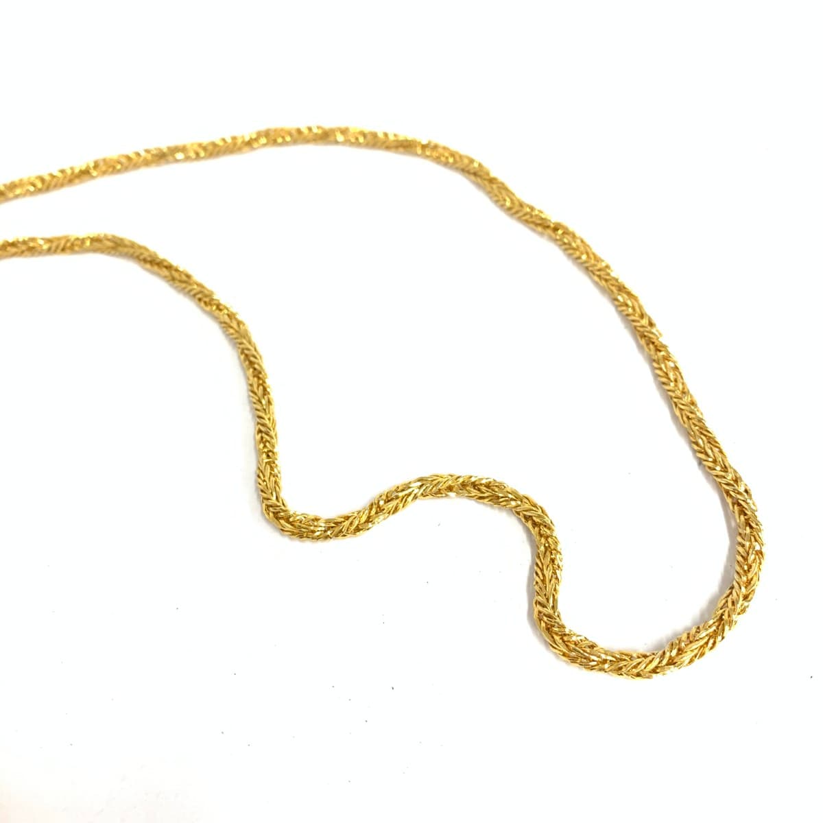 No brand chain clutch bag in good condition, beaded, pleated processing, leather, multicolor, ladies 7