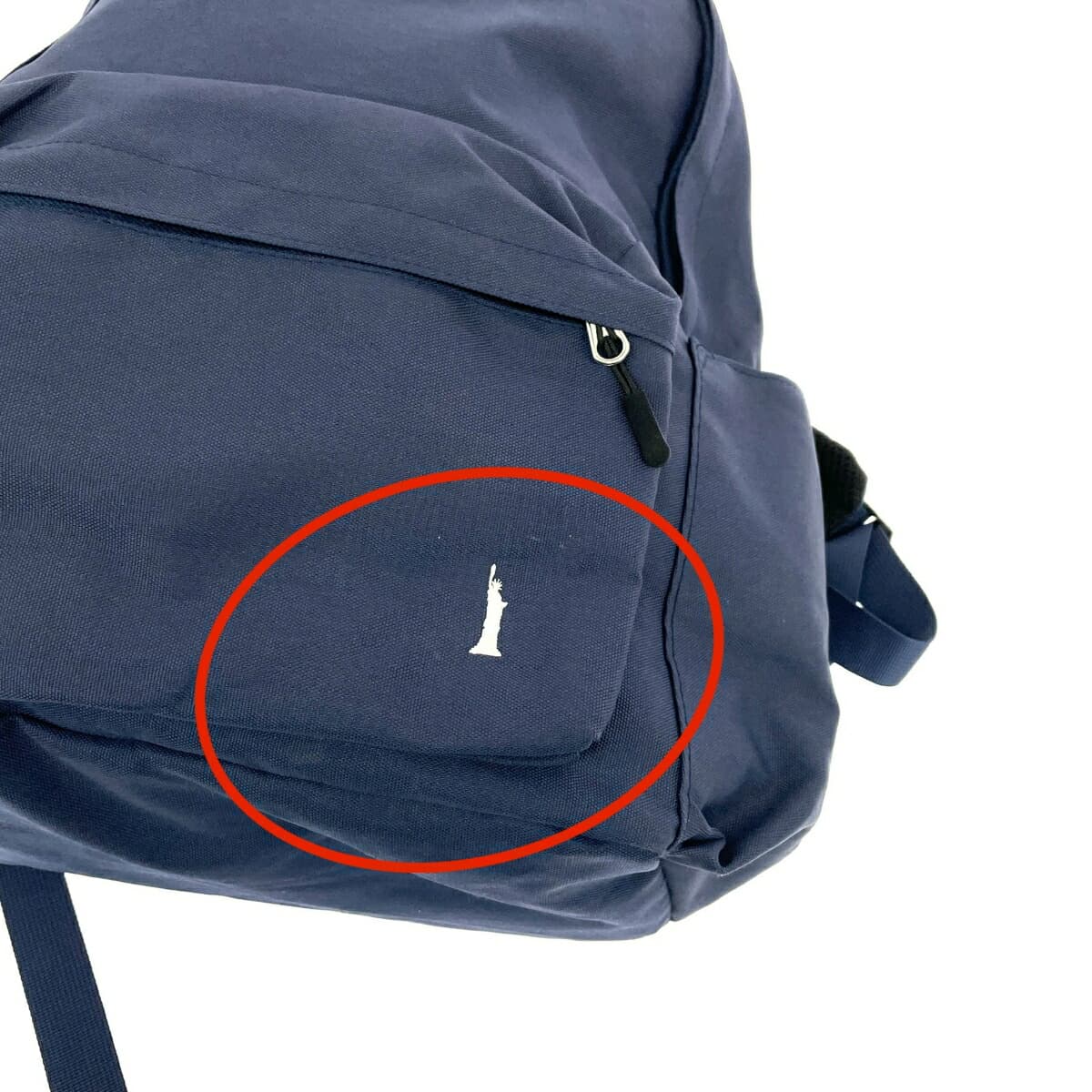 EAST BOY Backpack Logo/Nylon Navy for Women 7