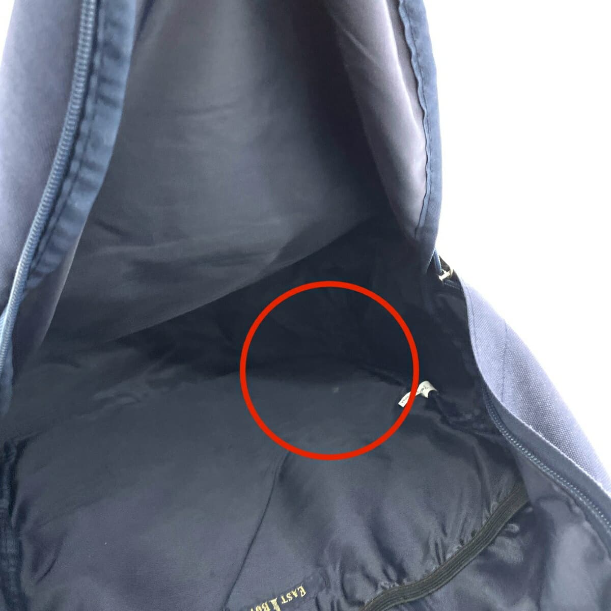 EAST BOY Backpack Logo/Nylon Navy for Women 8