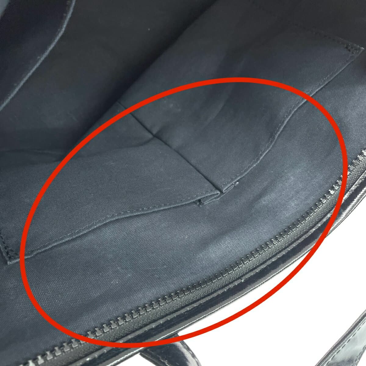 agnes b. Agnes B. Tote Bag Dot Pattern/Logo/PVC Black Ladies 10