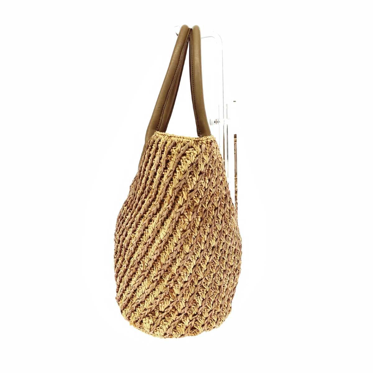 Helen Kaminski Tote Bag Raffia Beige Women's 2