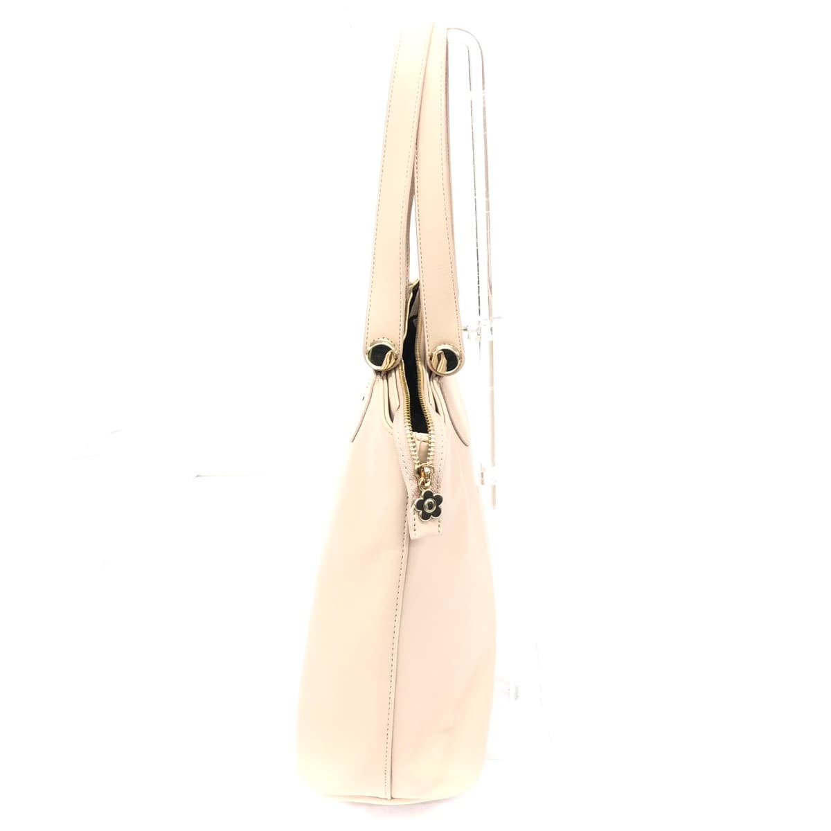 MARY QUANT Tote Bag Good Condition Beige Women's 2